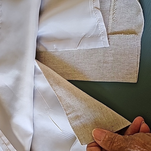 Harve' benard maxi linen dress. Size 16. Clay color. Excellent quality. Great - Picture 7 of 8